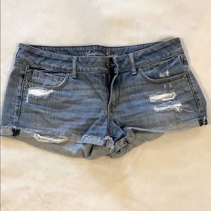 American Eagle Distressed Denim Shorts